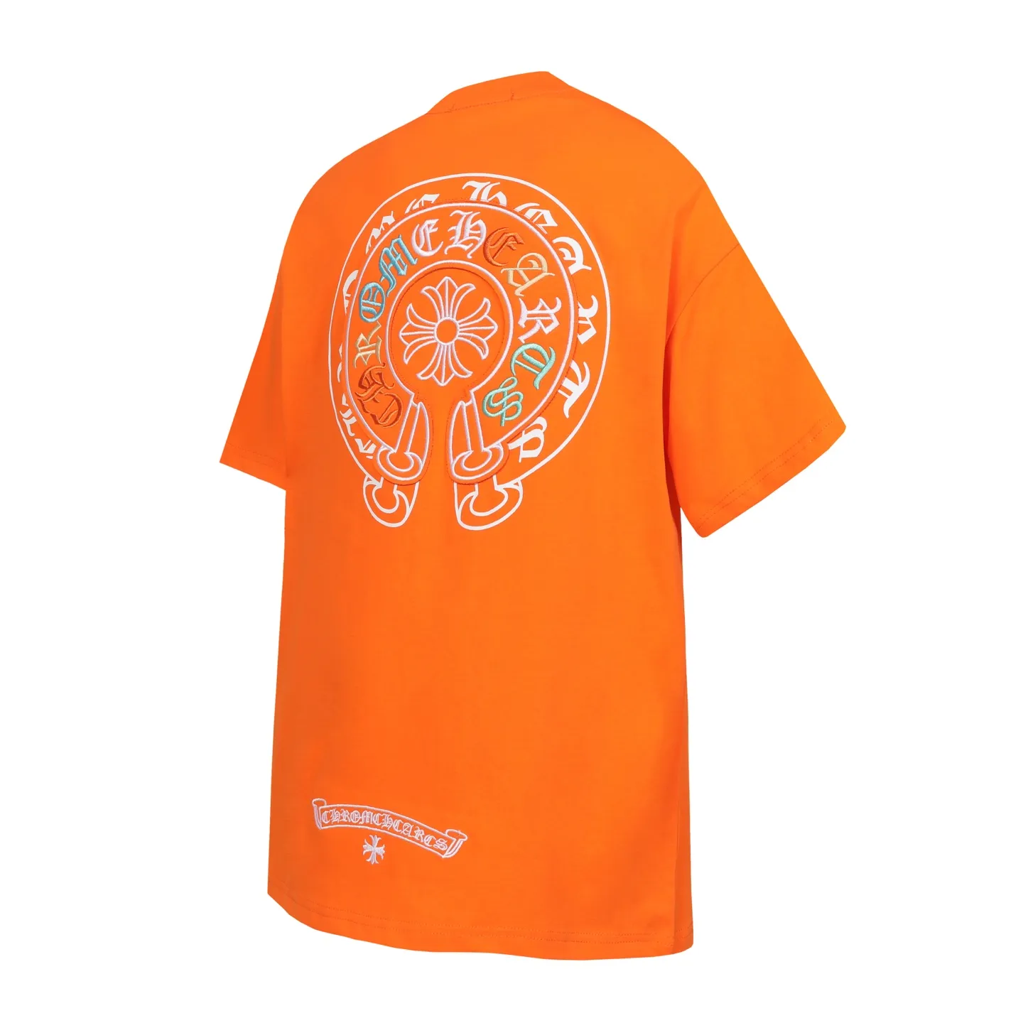 P180 Chrome Hearts CH Chrome Hearts Heavy Industry Horseshoe Sanskrit appliqué embroidered short-sleeved T-shirt Use imported Tajima machine embroidery Correctly configured Black 2025 Chrome Hearts nylon bag authentic packaging 260 grams of custom-dyed double-yarn cotton Large version Loose and stylish Differentiated from low version slim and long version The upper body pulls the hips 100% commitment: top quality Do not make fast food The highest version on the market Top quality - different from the ordinary versions in the market If you care about quality You must also respect the price. Absolutely zero after-sales service. The return rate so far is 0. It’s hard not to love the style. - 260g custom-dyed double yarn fabric. - Correct high-density main mark, washed tag, hand-sewn.